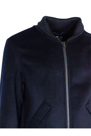 Blue wool and cashmere jacket MAURO GRIFONI | GV16113731582